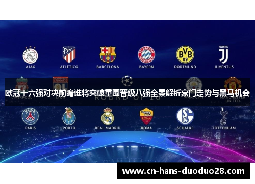 欧冠十六强对决前瞻谁将突破重围晋级八强全景解析豪门走势与黑马机会